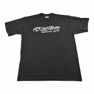 Fck Lightbars Shirt Adult EXTRA LARGE Black Motorsport Offroad Streetwear Promo